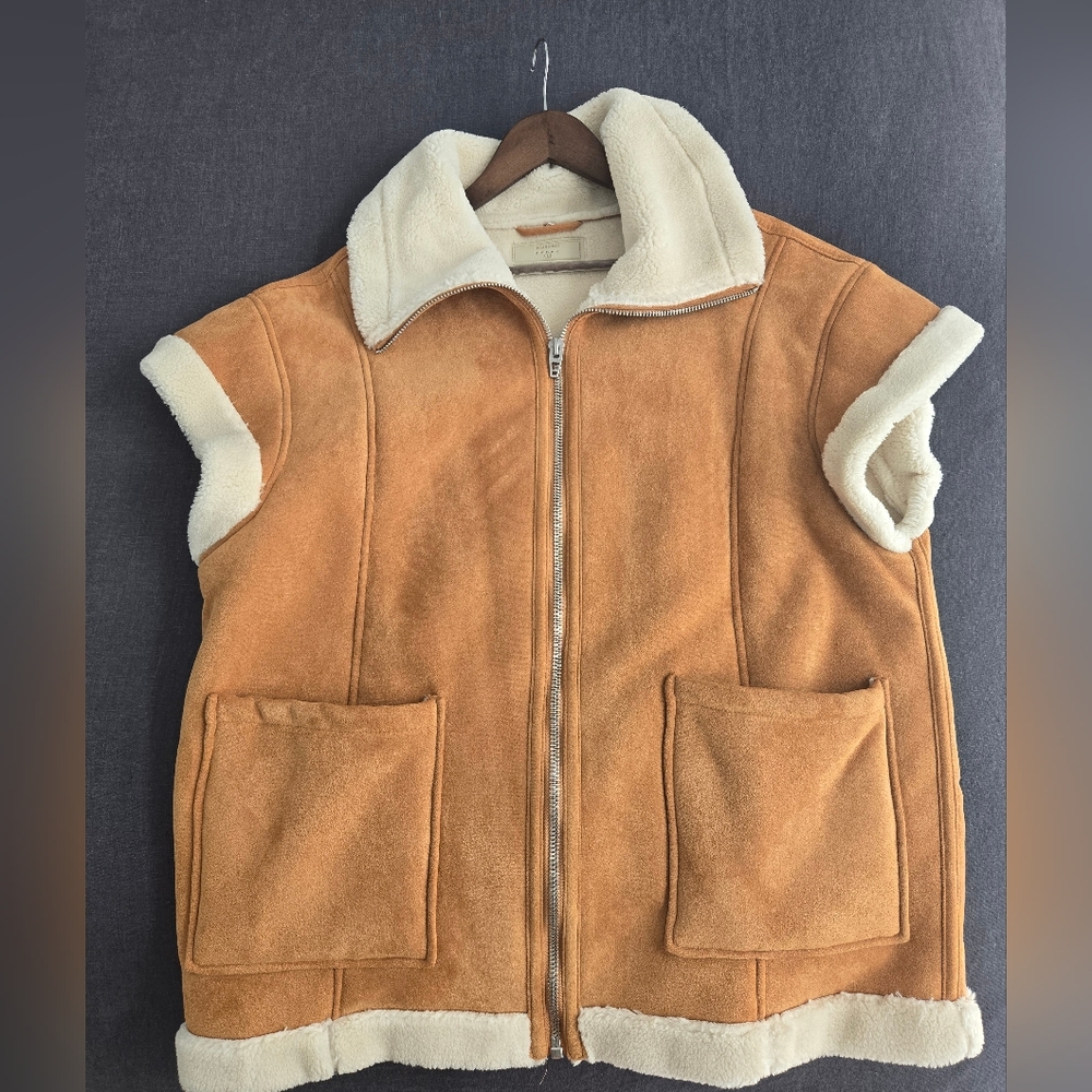 BLANKNYC Faux Shearling Vest